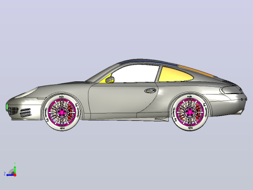 保时捷911 Carrera (996)右视缩略图