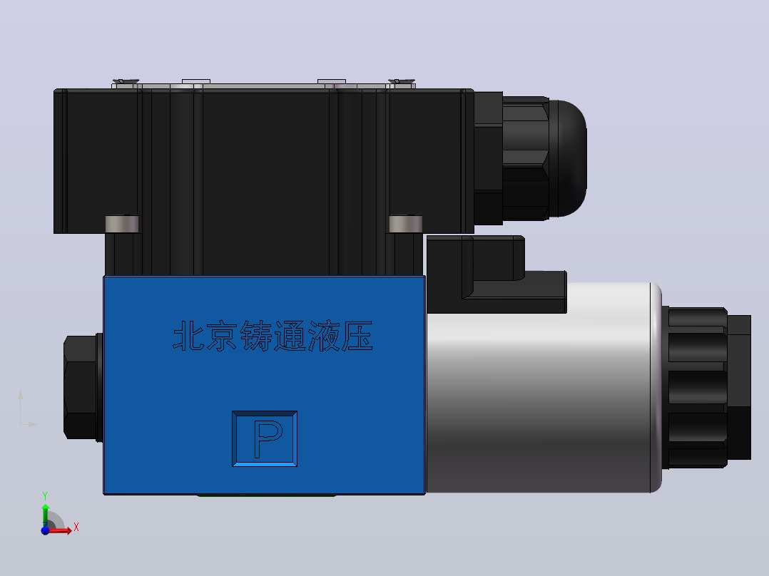 WE6B-DA 电磁换向阀前视图