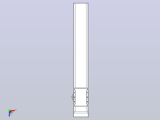 滚珠丝杠直线轴带导轨全封闭TPA-HCR-105D-1610C-L550-MP-Y-P40-N3俯视缩略图