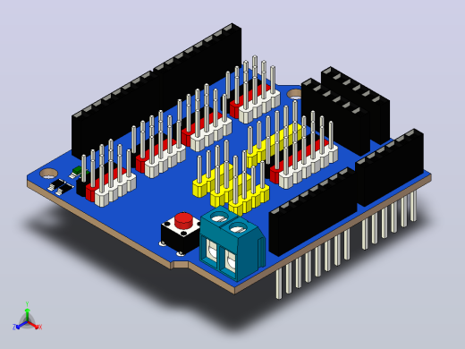 Arduino Uno传感器防护罩，基于YFROBOT传感器防护罩