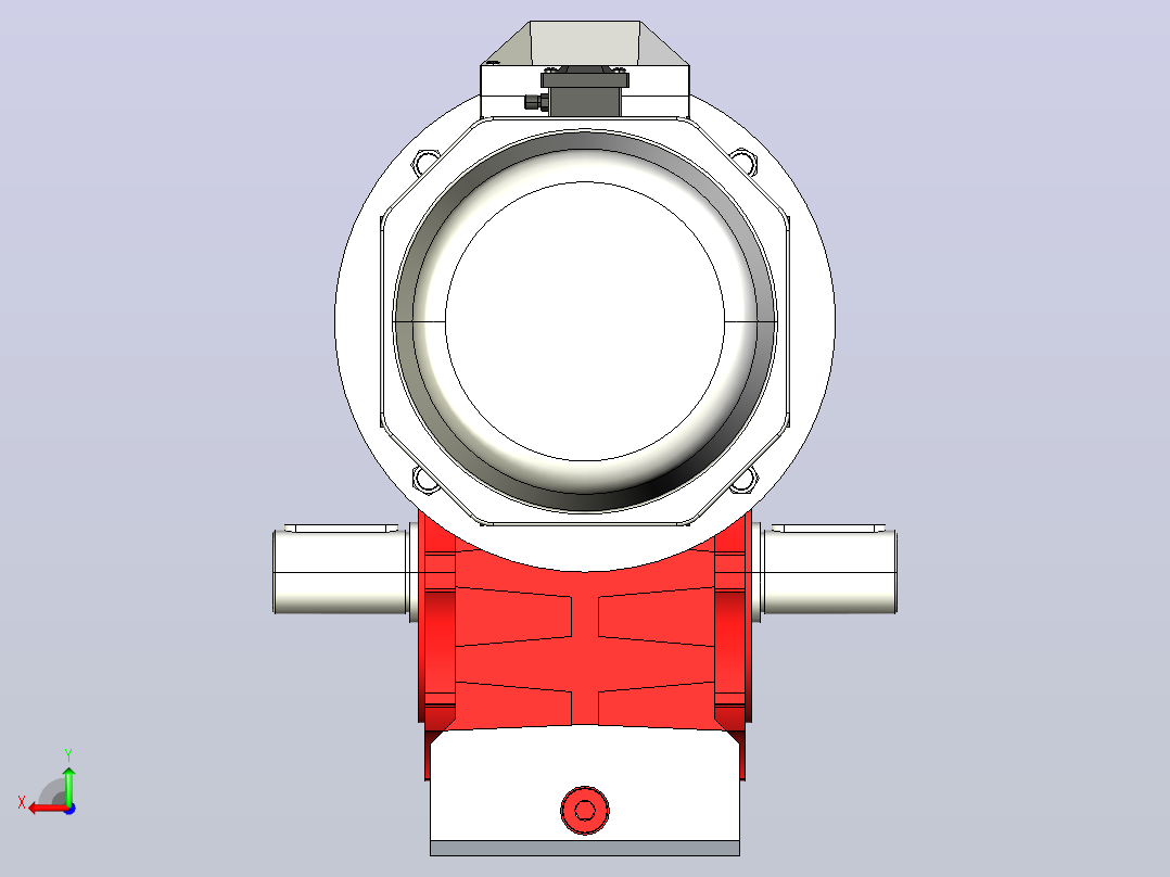 NMRV150蜗轮蜗杆减速机[RV150-E-25-7.5kW-A1-SZ]后视图