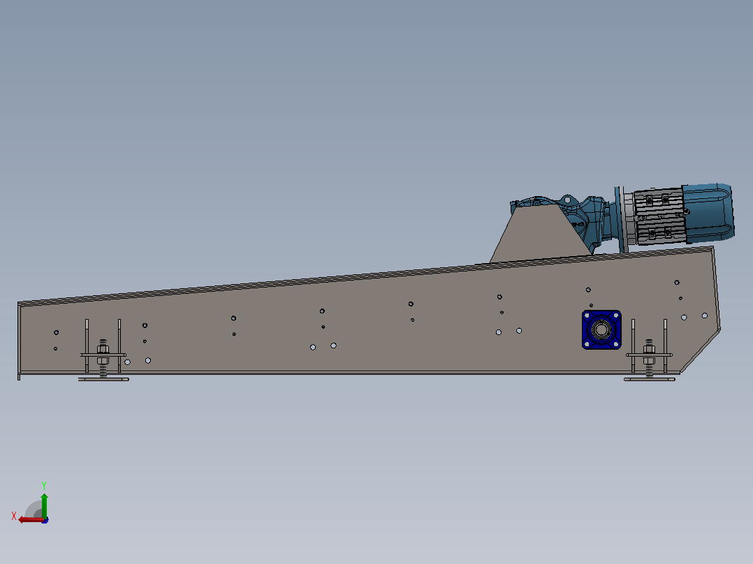 输送带后视图