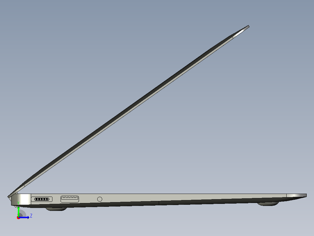 MacBook Air   年初左视图