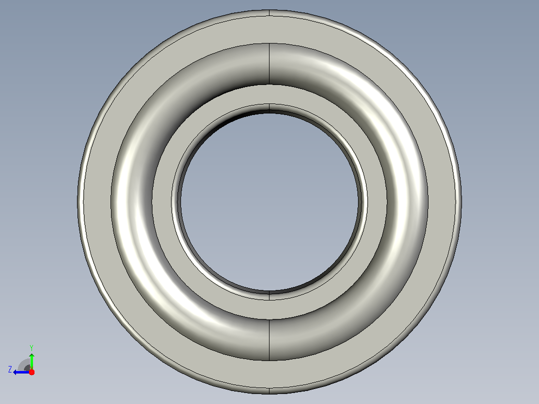 SKF自调心球轴承ball_bearing_1312_ek_0右视图
