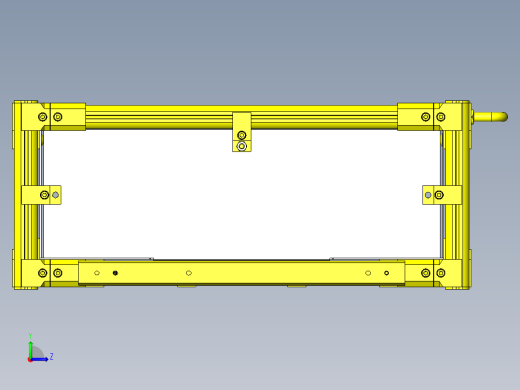 使用工厂型材的移动作业台左视缩略图