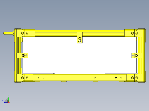 使用工厂型材的移动作业台右视缩略图
