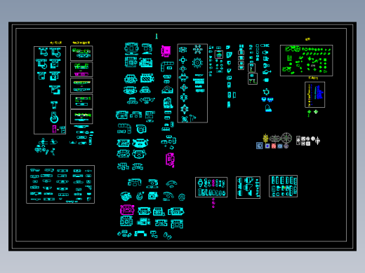 常用室内CAD图块