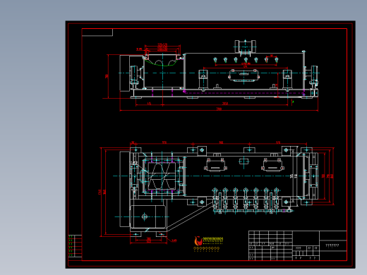 加湿搅拌机总图