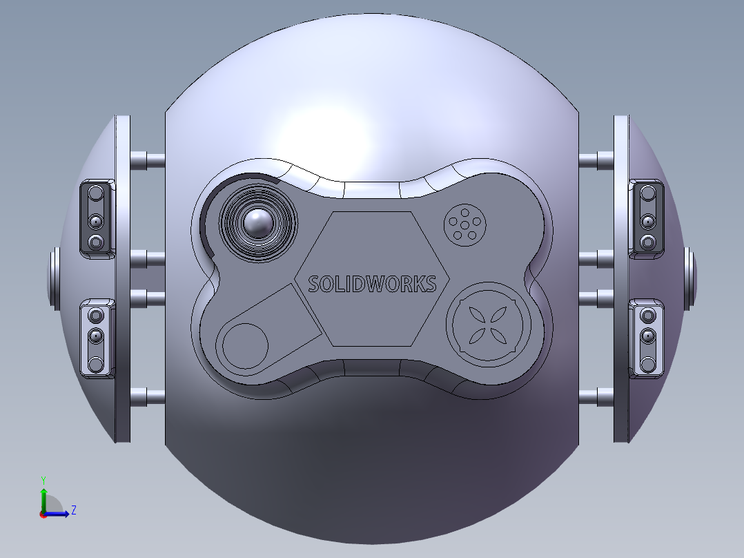 遗落战境 无人机 模型左视图