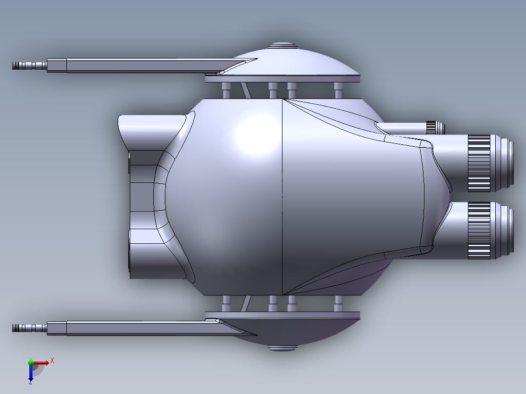 遗落战境 无人机 模型俯视图