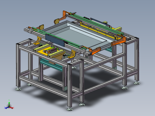 B1_65寸屏顶升对中机构（）