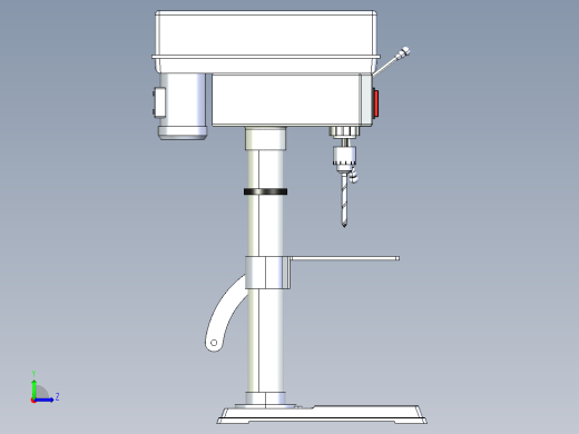 钻床左视缩略图