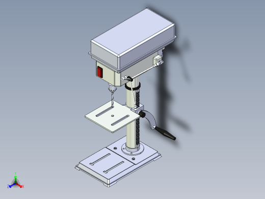钻床正等轴测缩略图