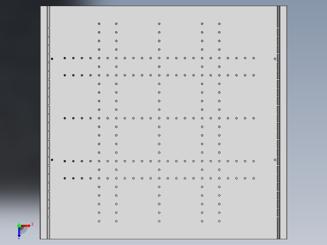 SL75H抽屉底板俯视图