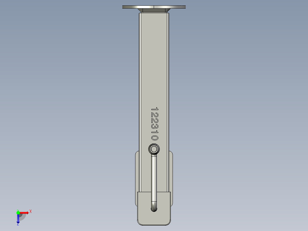 拖车稳定器俯视图