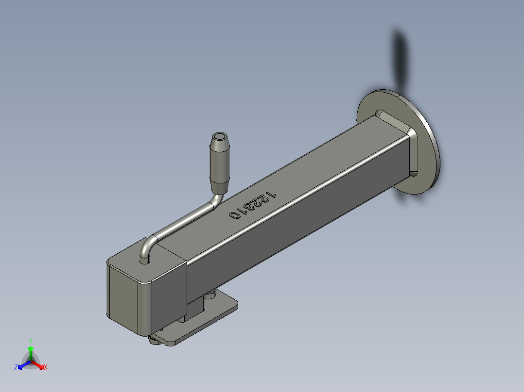 拖车稳定器正等轴测图
