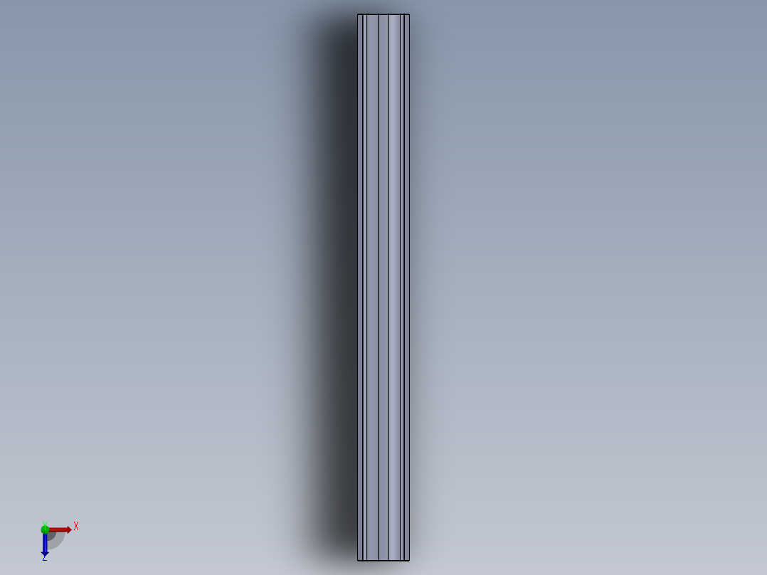 SPLS 21x25x250 - 6.SLDPRT俯视图