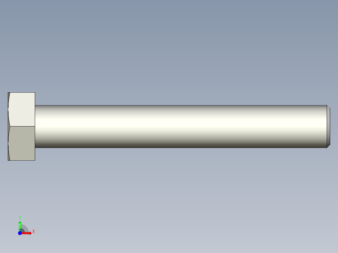 螺栓-Screw-M22-150-100-15-35-20-No.stp前视图