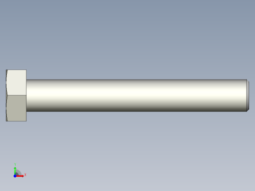 螺栓-Screw-M22-150-100-15-35-20-No.stp前视缩略图