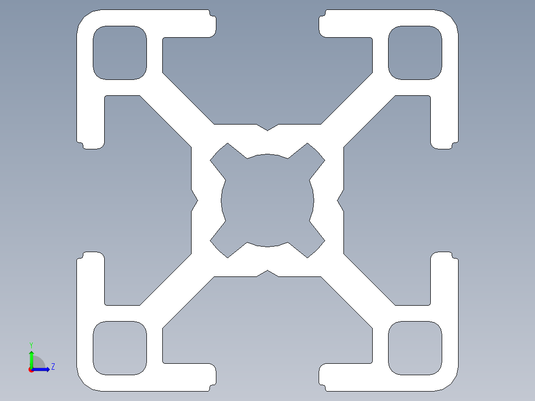 型材-BR 30X30 KJN990720.STEP左视图