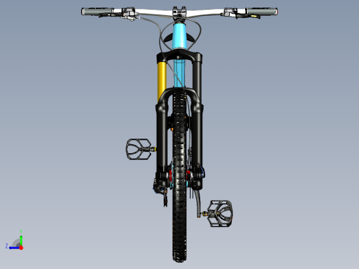 92---碳纤维自行车设计模型UG8.0三维图纸模型设计图纸右视缩略图