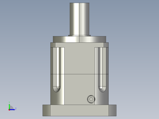 斜齿PGH142-L1 35-114.3-200-M12-180WZ CZ48.STEP左视缩略图