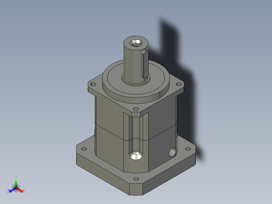 斜齿PGH142-L1 35-114.3-200-M12-180WZ CZ48.STEP正等轴测图