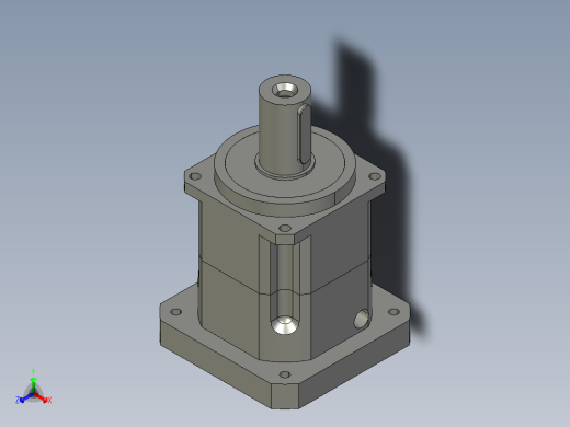 斜齿PGH142-L1 35-114.3-200-M12-180WZ CZ48.STEP正等轴测缩略图