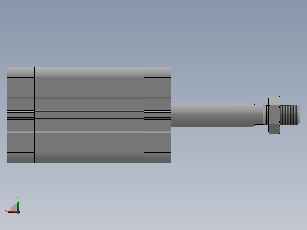 气缸ACE32X40SB后视图