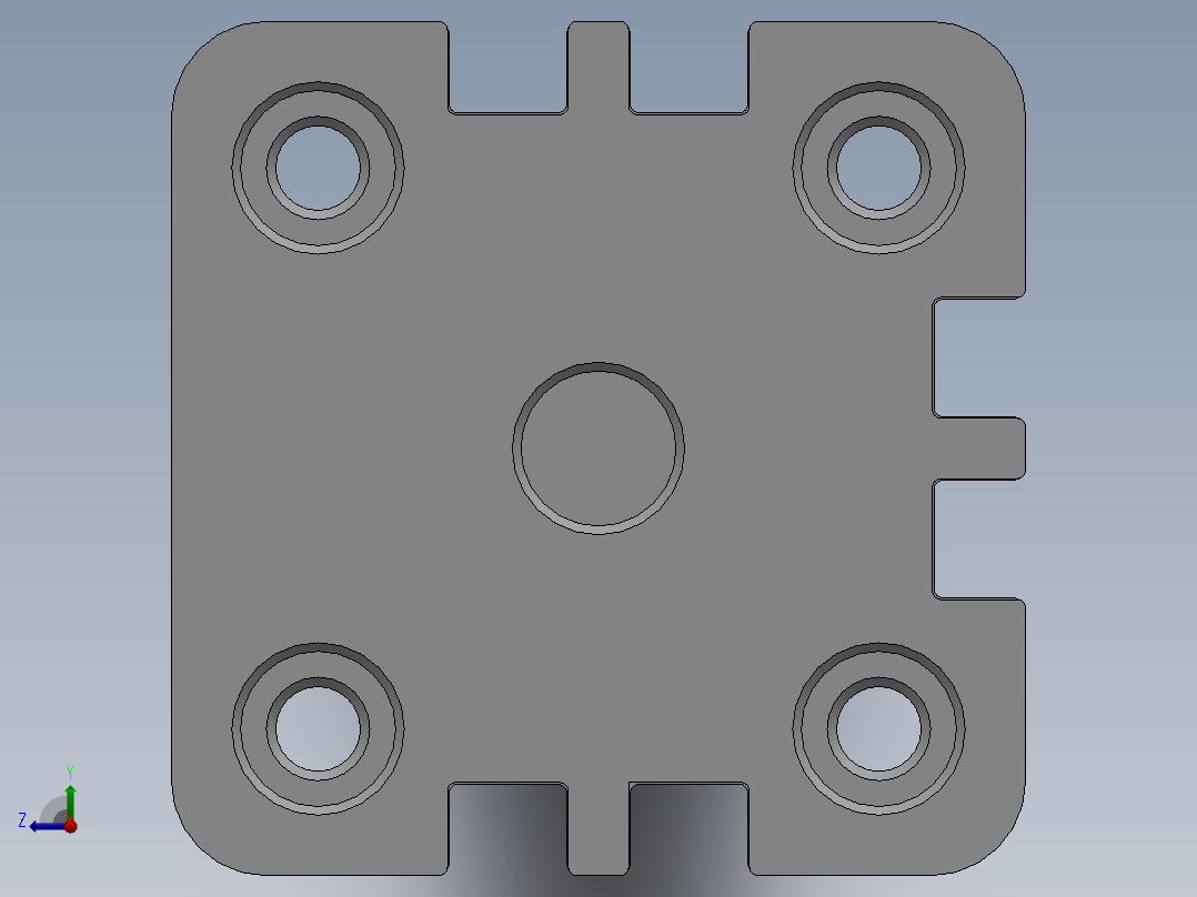 气缸ACE32X40SB右视图
