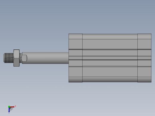 气缸ACE32X40SB俯视缩略图