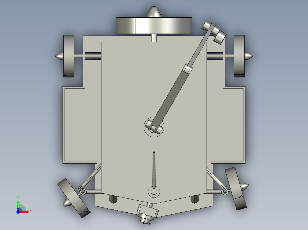 水下遥控车--igs stp前视图