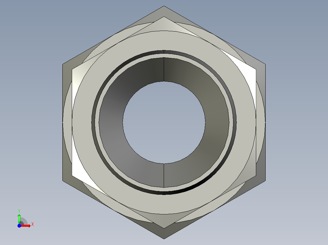 卡套式工业通用硬管接头6_fbu-s前视图