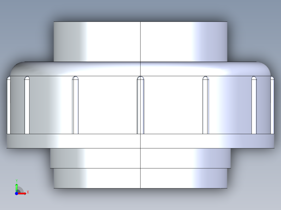 聚氯乙烯配件30-Sch80_Union T375_FPTxFPT_898-375-020_2in前视图