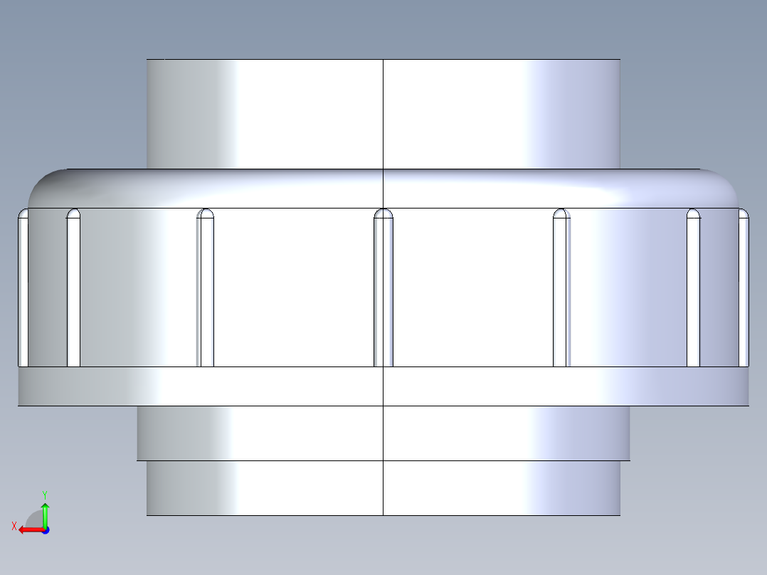 聚氯乙烯配件30-Sch80_Union T375_FPTxFPT_898-375-020_2in后视图