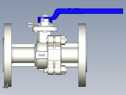 管道手动球阀-水管开关阀-手动阀门DN20铸钢球阀-1后视缩略图