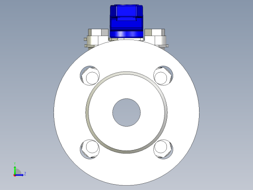 管道手动球阀-水管开关阀-手动阀门DN20铸钢球阀-1左视缩略图