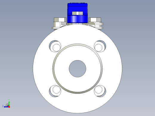 管道手动球阀-水管开关阀-手动阀门DN20铸钢球阀-1右视缩略图