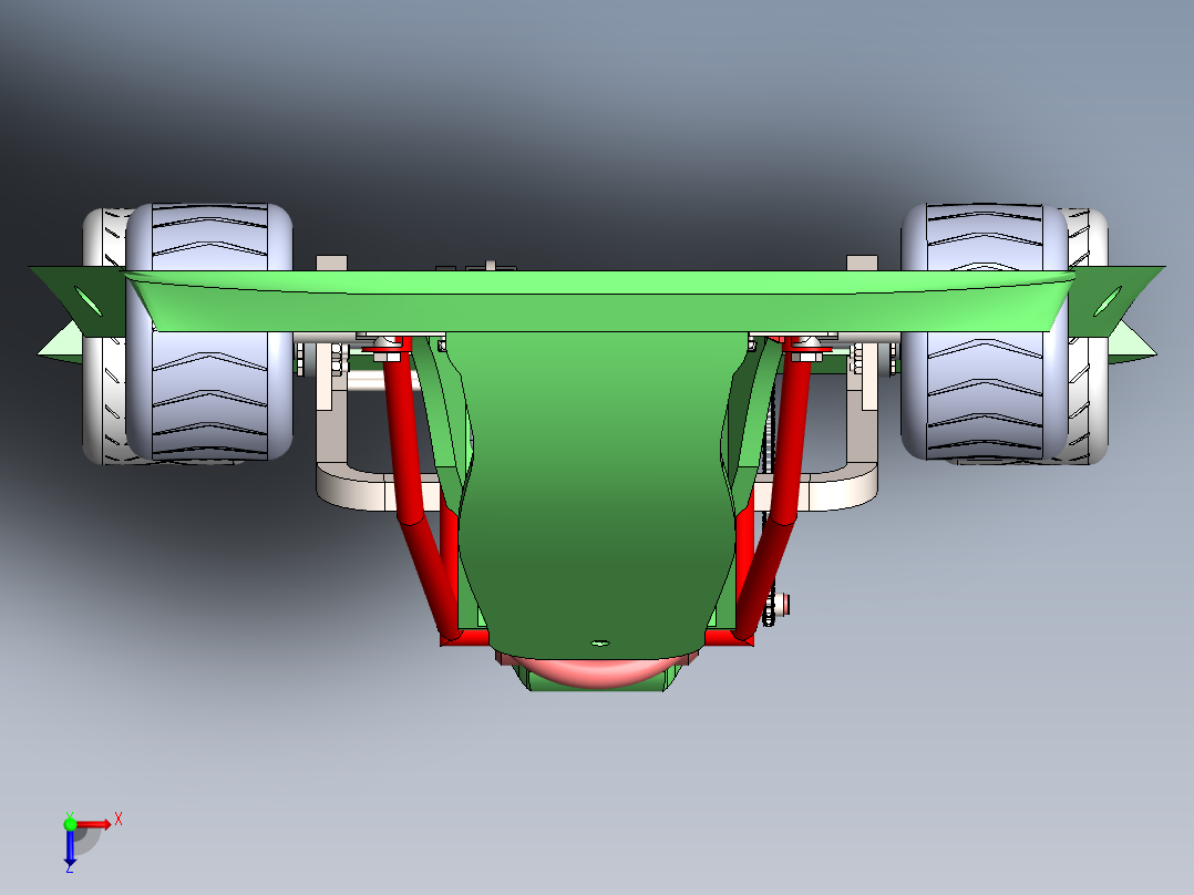 卡丁车模型俯视图