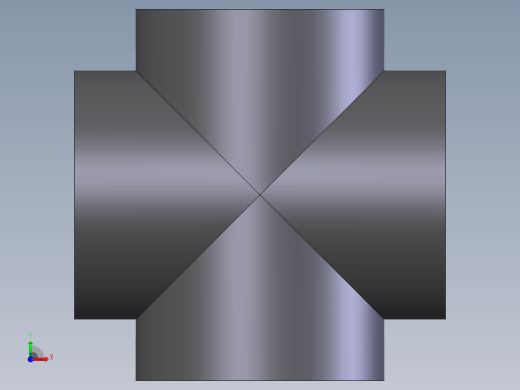 十字din 8063型十字管前视缩略图