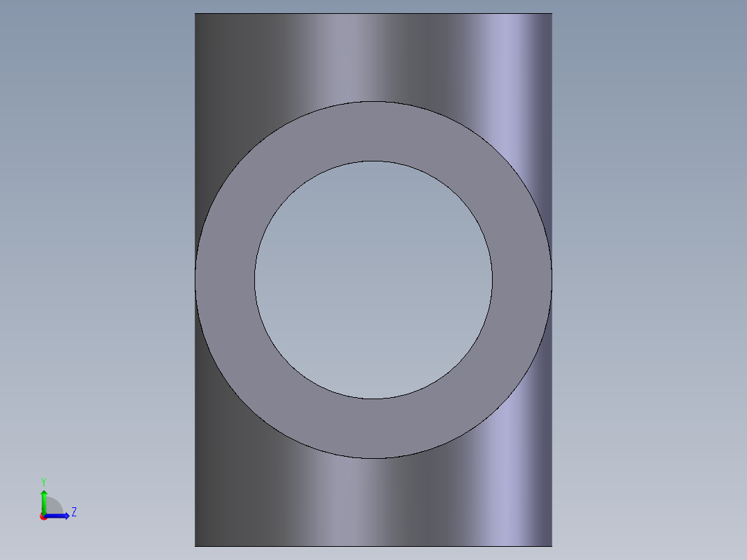 十字din 8063型十字管左视图