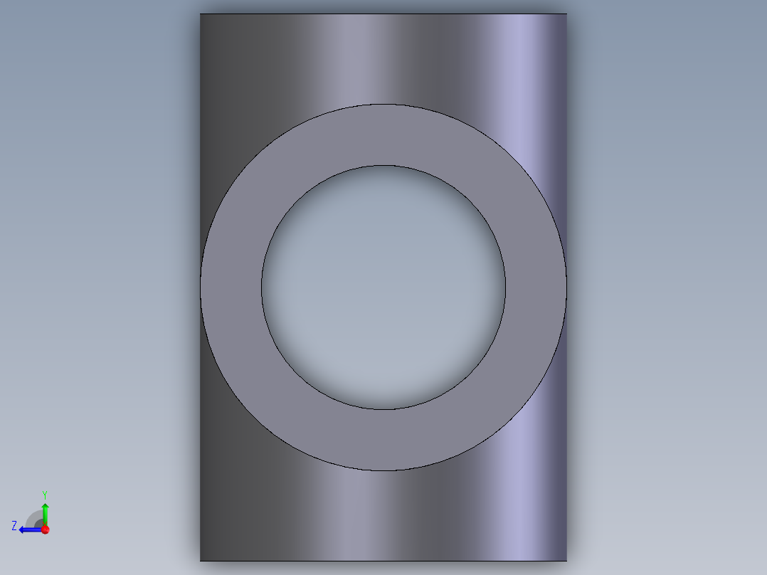 十字din 8063型十字管右视图