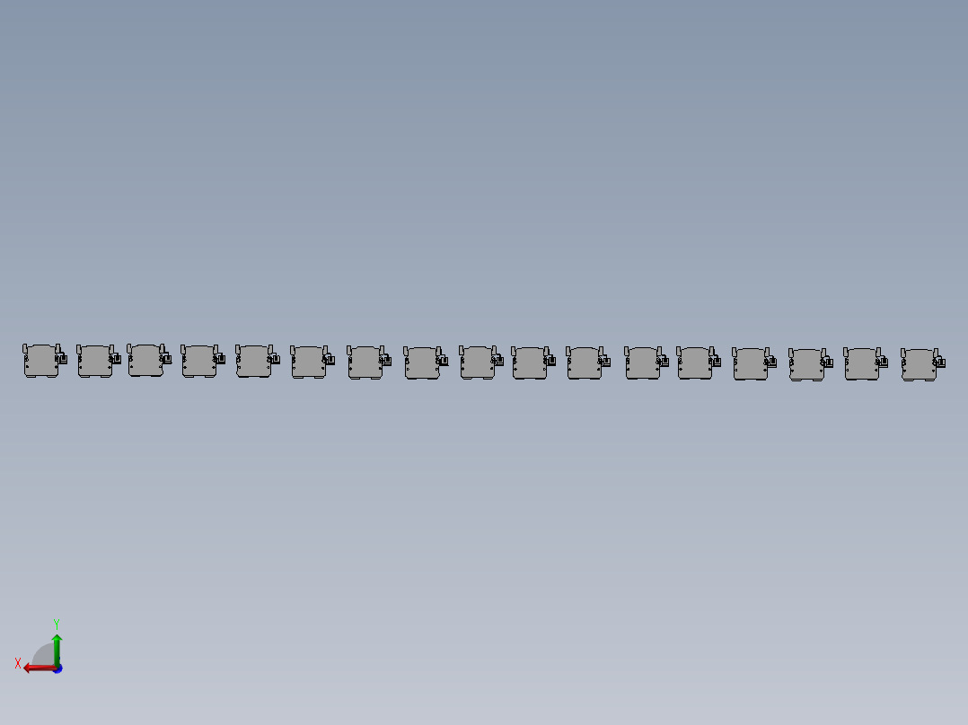 半封闭丝杆滑台MT75BS全尺寸17种后视图