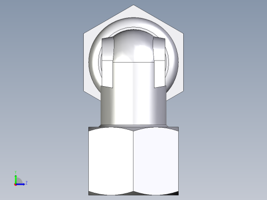 卡套式工业通用硬管接头EO_Bulkhead_elbow_WSV14ZS71左视缩略图