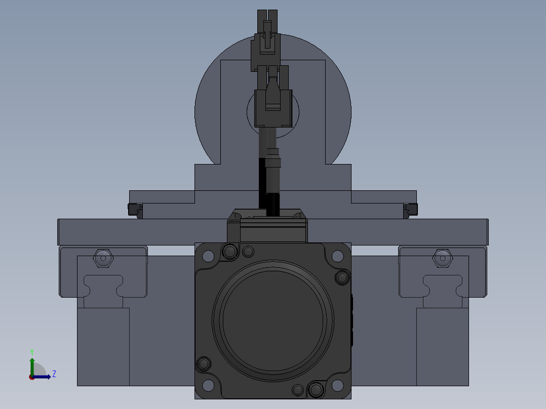 柔性送料机构左视图