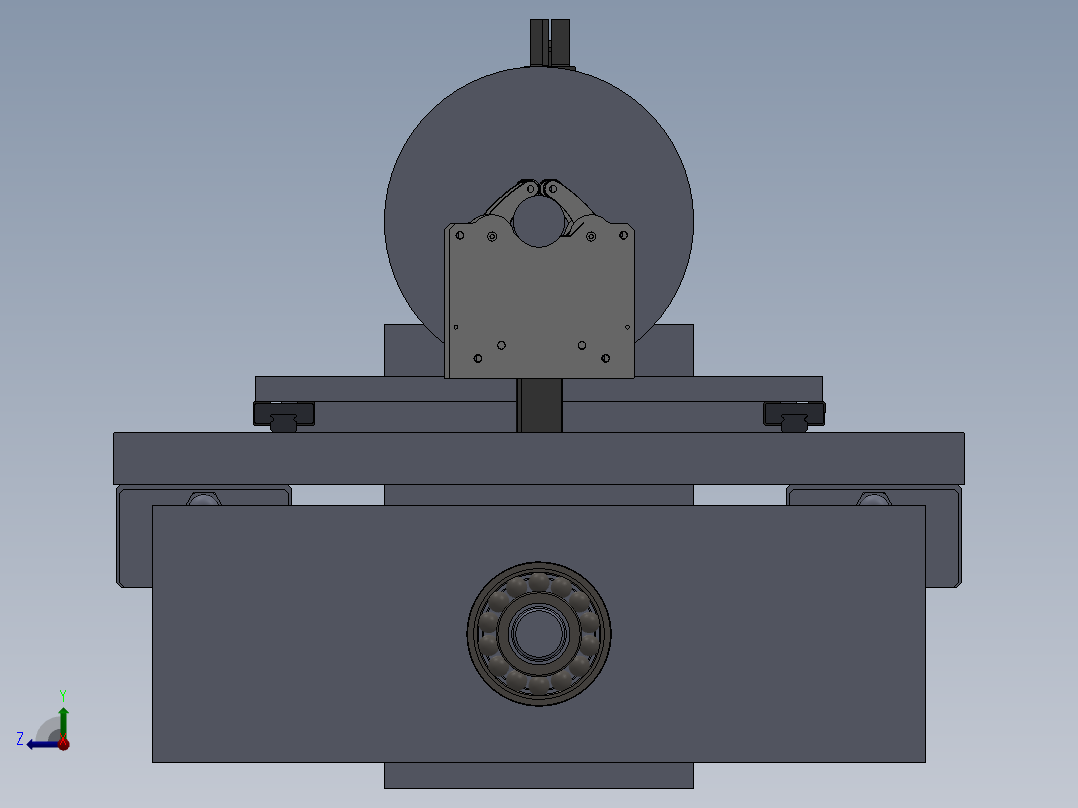 柔性送料机构右视图