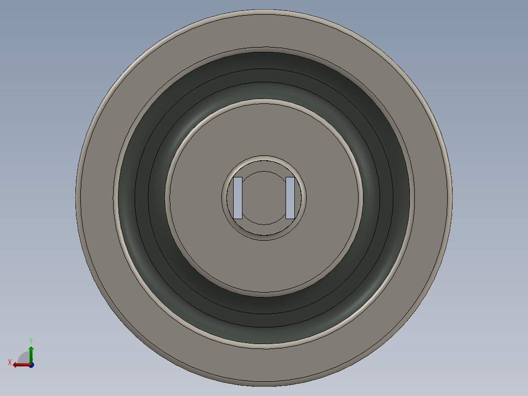 窑车框架后视图