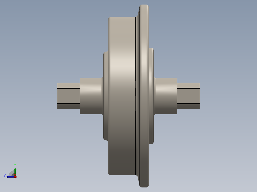 窑车框架右视图