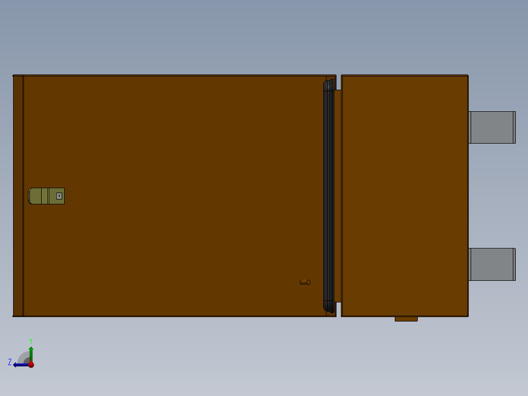 12路汇流箱右视图