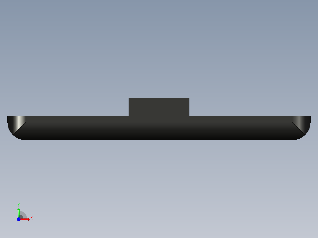 型材-BR 50X50 COVER CAP WITH HOLE KJN529047前视图